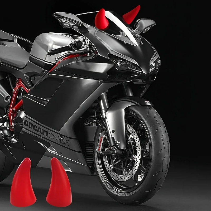 Self-Adhesive 3D Devil Horns S - огляд і ціна Motorcycle Helmets