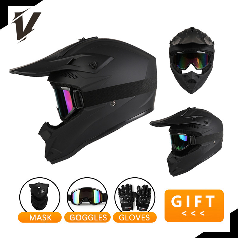Off Road Motorcycle Helmet Set - огляд і ціна Off Road Motocross Helmet Goggles Set