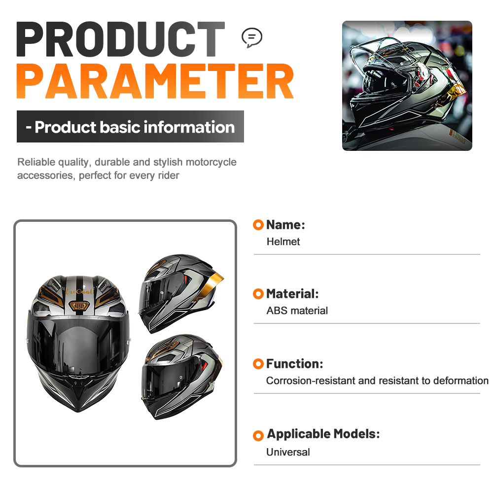 Stylish Full-Face Motorcycle H - огляд і ціна Dual Visor Motorcycle Racing Helmet