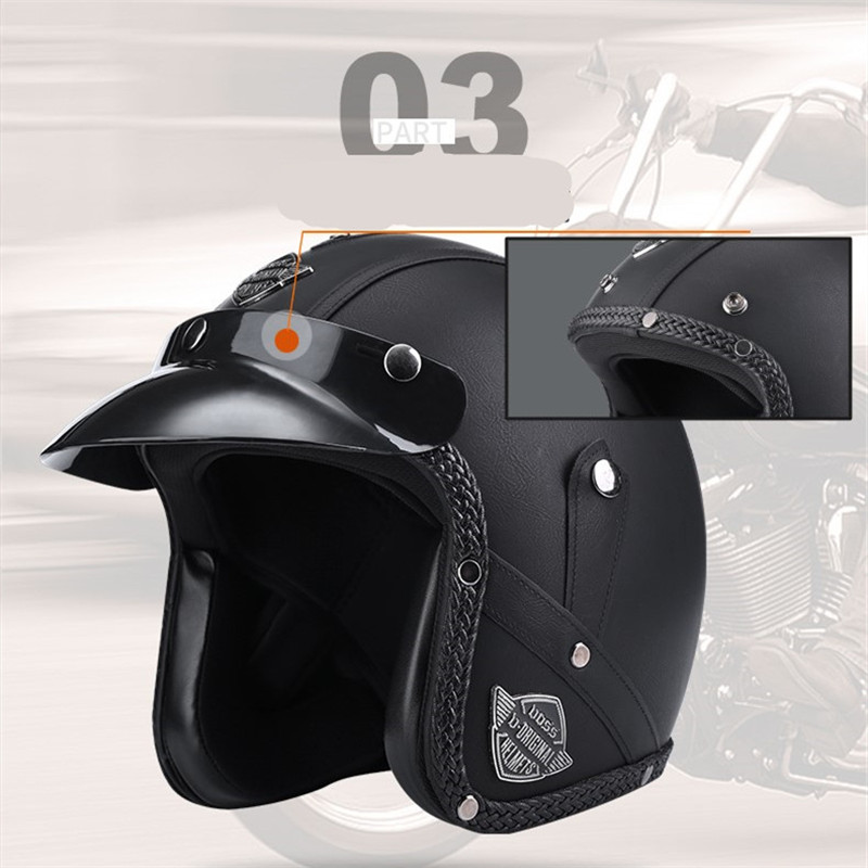 New Arrival Helmets Open Face  - огляд і ціна Vintage Open Face Retro Helmet