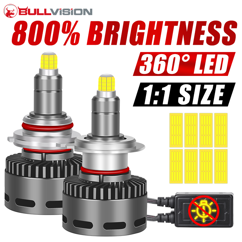 H11 H1 H7 LED 360 Canbus Car H - огляд і ціна Universal Motorcycle Led Headlight Projector