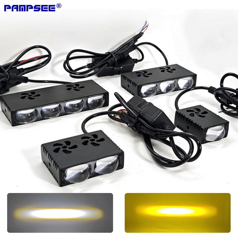 Car Grille LED Headlight Work  - огляд і ціна Universal Motorcycle Led Headlight Projector