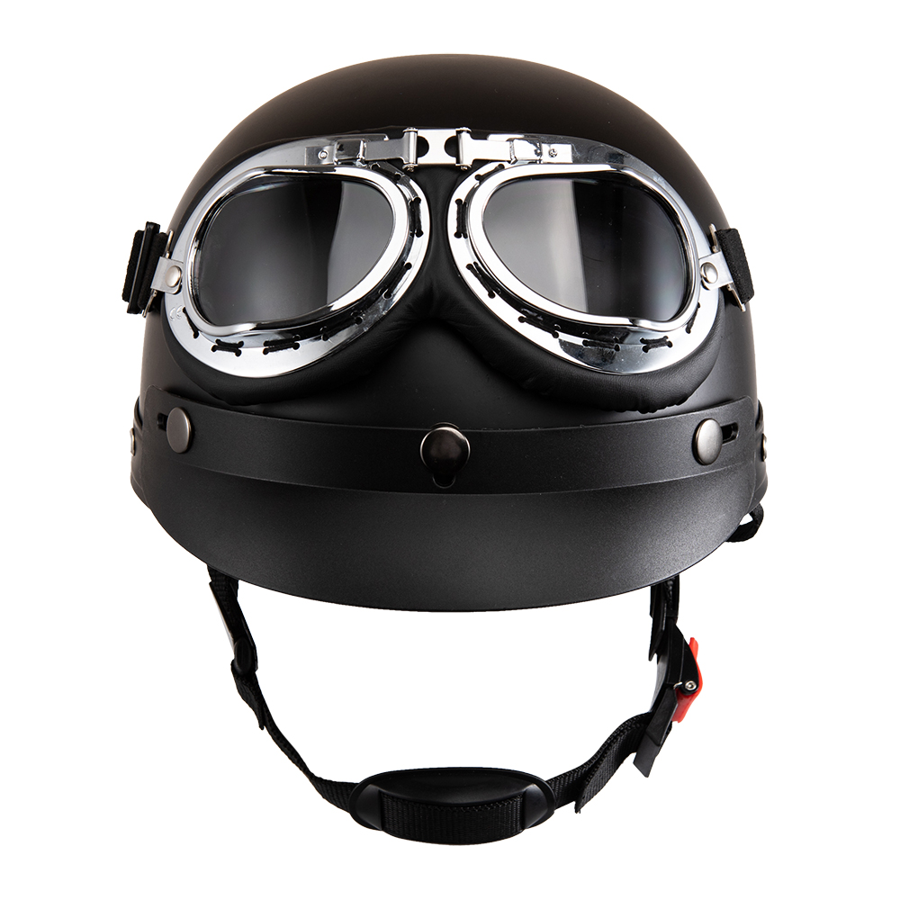 Motorcycle Helmet Open Face Re - огляд і ціна Vintage Open Face Retro Helmet