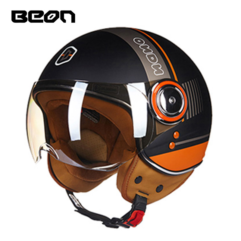 Capacete BEON 110B Open Face M - огляд і ціна Vintage Open Face Retro Helmet