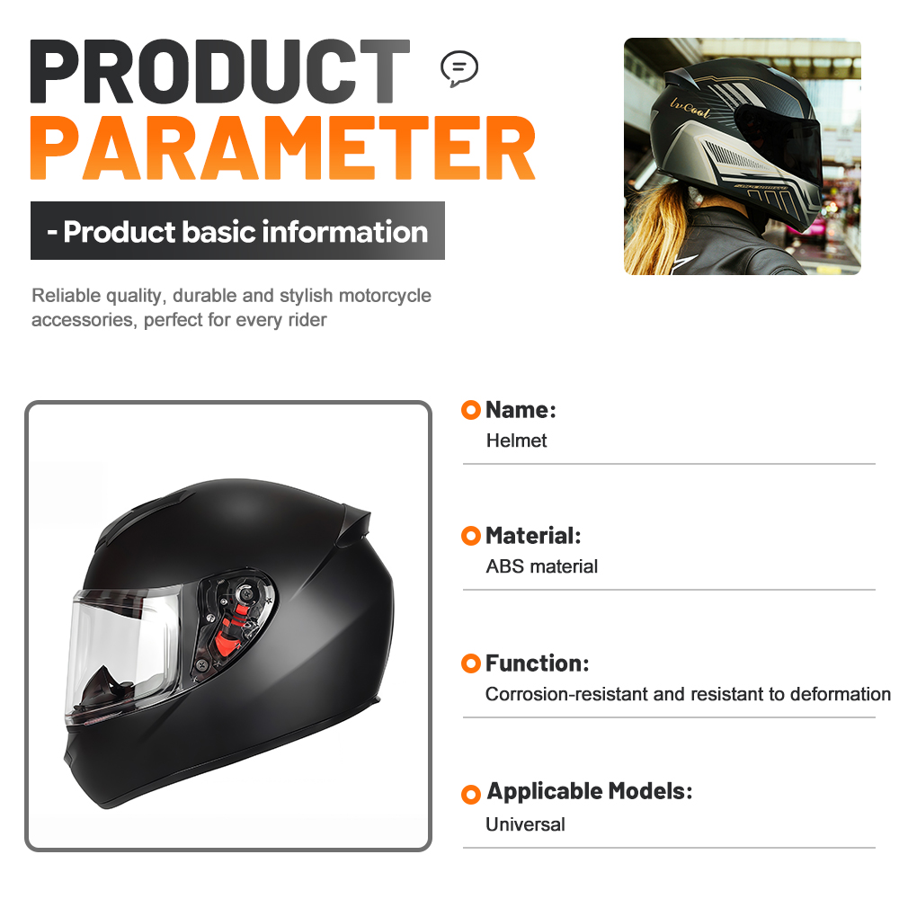 Stylish Full-Face Motorcycle H - огляд і ціна Dual Visor Motorcycle Racing Helmet