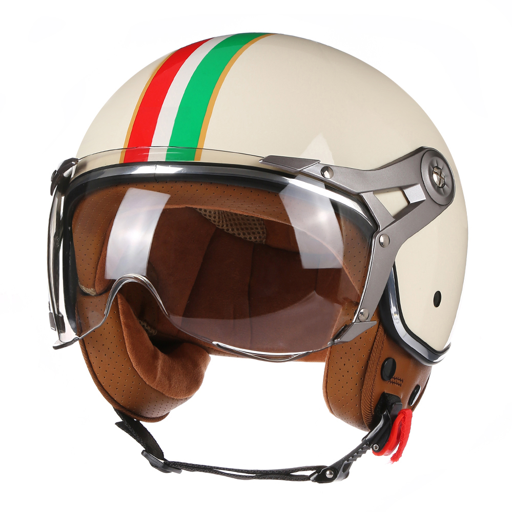 DOT Open Face 3/4 Motorcycle R - огляд і ціна Vintage Open Face Retro Helmet