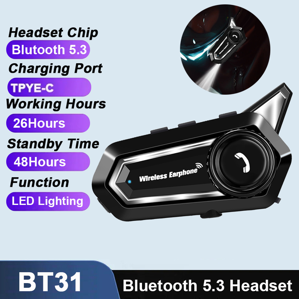 BT31 Motorcycle Helmet Headset - огляд і ціна Full Face Motorcycle Helmet With Bluetooth
