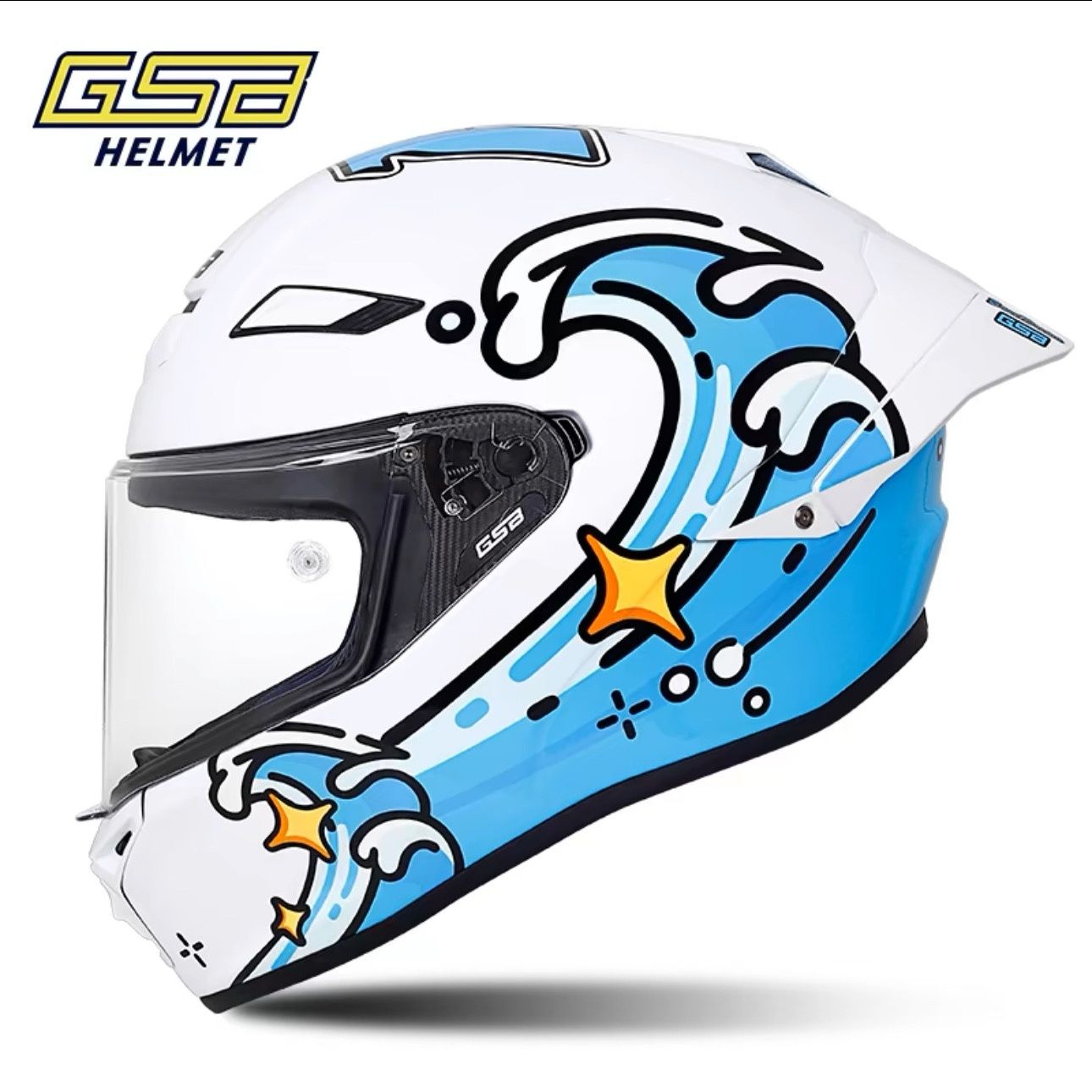 GSB Carbon Fiber Helmet RC5 Mo - огляд і ціна Carbon Fiber Lightweight Motorcycle Helmet