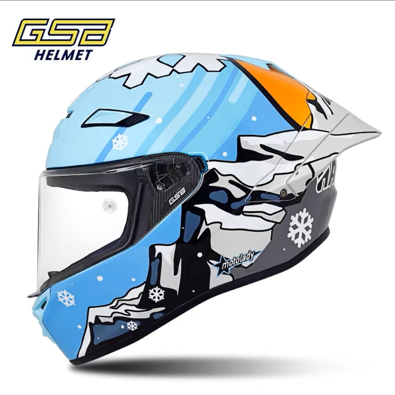 GSB Carbon Fiber Helmet RC5 Mo - огляд і ціна Carbon Fiber Lightweight Motorcycle Helmet