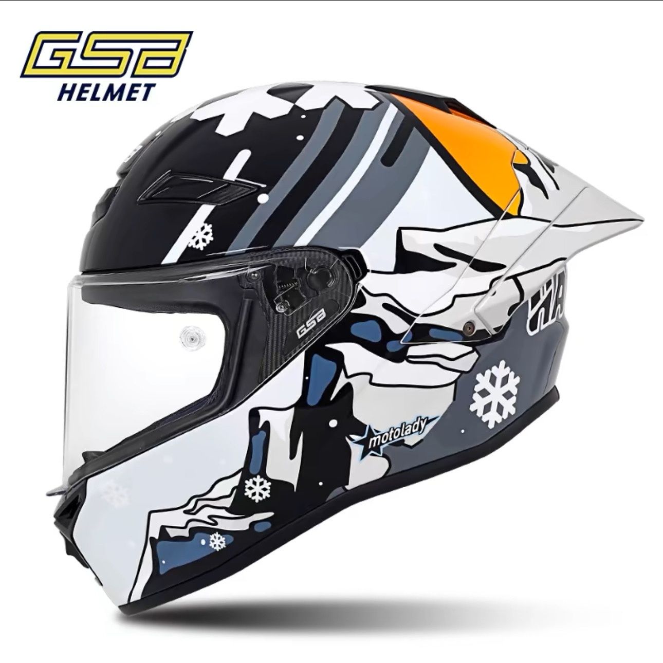 GSB Carbon Fiber Helmet RC5 Mo - огляд і ціна Carbon Fiber Lightweight Motorcycle Helmet