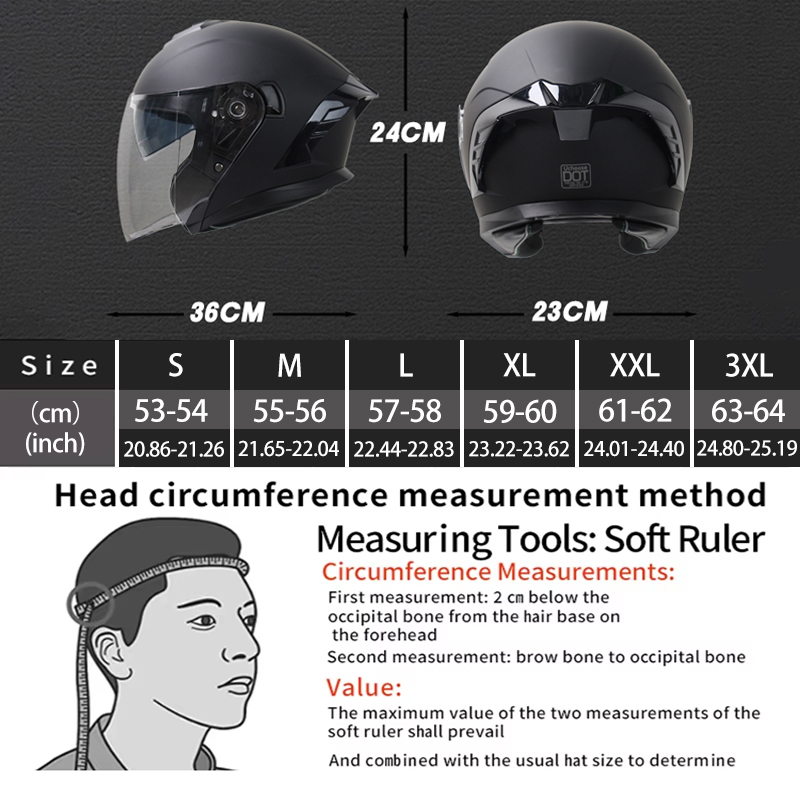 715-Motorcycle Dual Visor Flip - огляд і ціна Dual Visor Motorcycle Racing Helmet