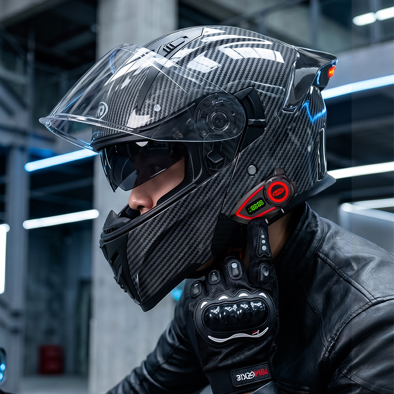 ABS Material Motorcycle Helmet - огляд і ціна Modular Flip Up Motorcycle Helmet Dot Approved
