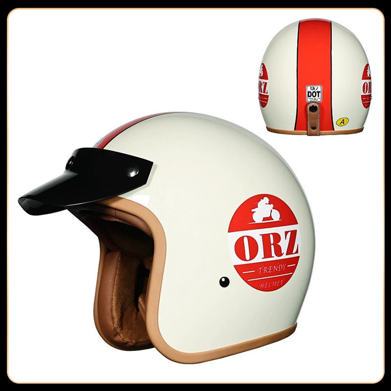 Retro Vintage 3/4 Open Face He - огляд і ціна Vintage Open Face Retro Helmet