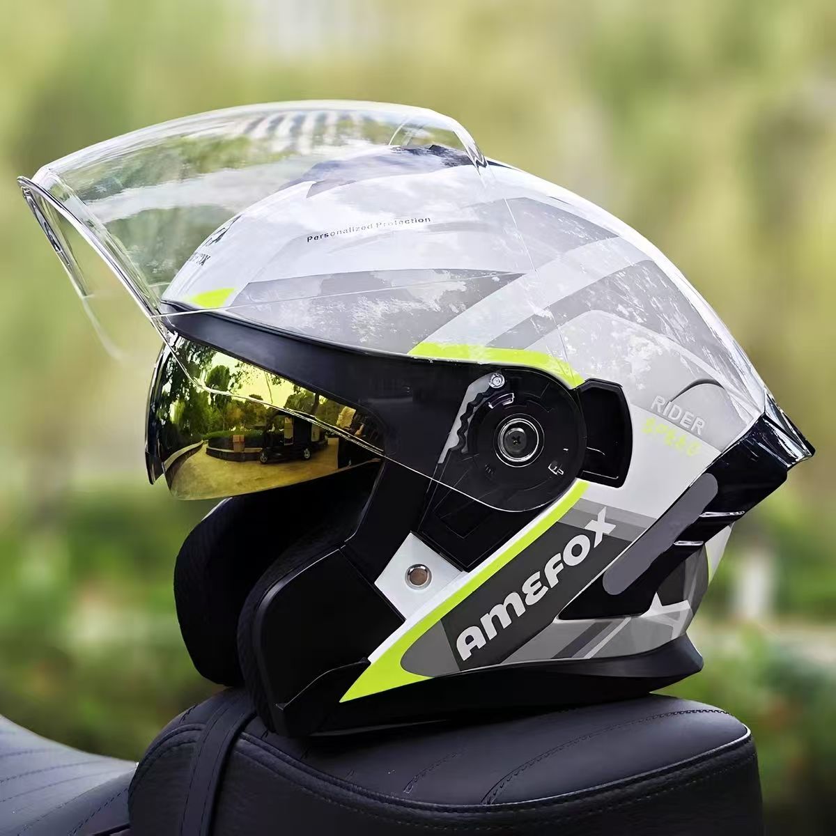 Double Visor Open Face Helmet  - огляд і ціна Motorcycle Helmet Inner Sun Visor Lens
