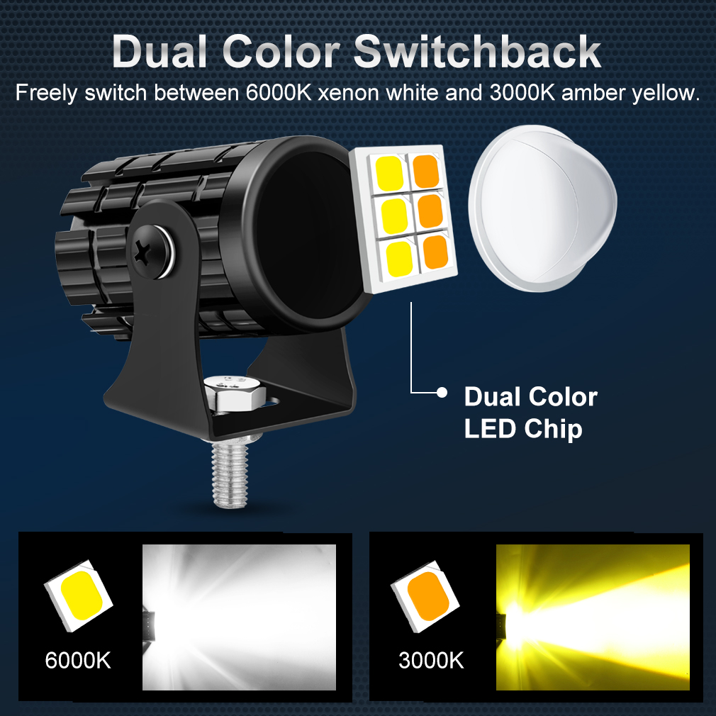 Universal Motorcycle LED Headl - огляд і ціна Universal Motorcycle Led Headlight Projector