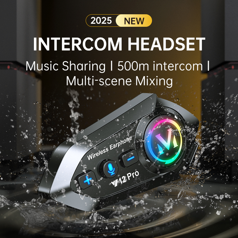 Bluetooth 5.4 Motorcycle Helme - огляд і ціна Universal Motorcycle Helmet Intercom Headset