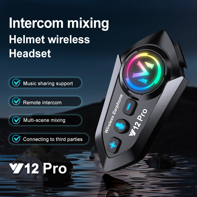 Bluetooth 5.4 Motorcycle Helme - огляд і ціна Universal Motorcycle Helmet Intercom Headset