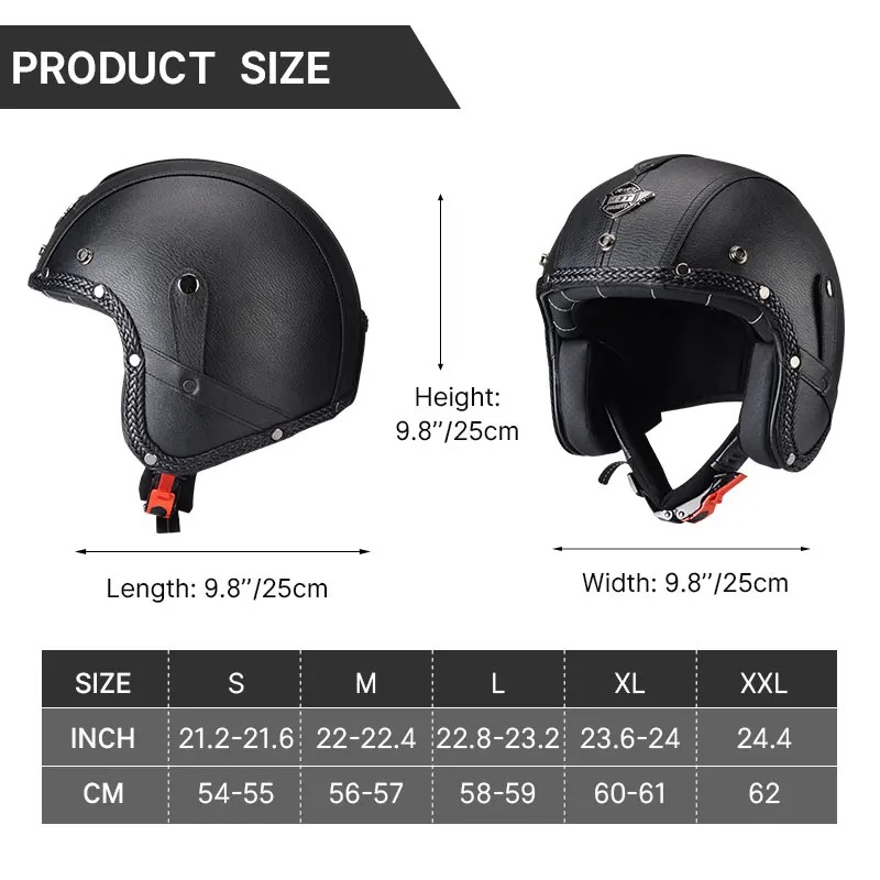 KAESE Classic Gray Cafe Retro  - огляд і ціна Vintage Open Face Retro Helmet
